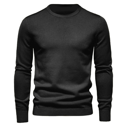 2021 New Winter Thickness Pullover Men O-neck Solid Color Long Sleeve Warm Slim Sweaters Men Men's Sweater Pull Male Clothing